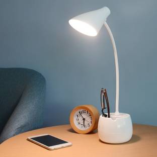 FIRSTLIKE Rechargeable LED Touch On/Off Switch Desk Table Lamp Study Lamp