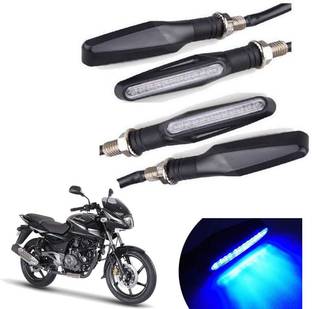 Naturalcreations Rear, Front, Side LED Indicator Light for Bajaj Pulsar 150 DTS-i, Universal For Bike