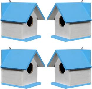 Paxidaya WOODEN BIRD HOUSE 04 PIECE. Bird House
