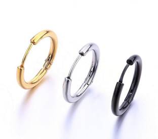 ANORI Mens Women girls boys Valentine Multi Hoop Bali earrings combo stylish design Metal Hoop Earring, Plug Earring, Earring Set, Stud Earring