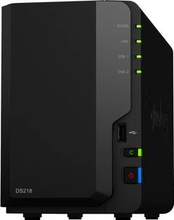 Synology DiskStation DS218 0 TB External Hard Disk Drive (HDD)