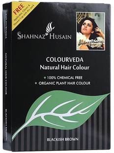 Shahnaz Husain Colorveda Natural , Blackish Brown PACK OF 2 , Blackish Brown