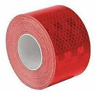 SAROHI IMPORTED 2 INCHES SAFETY REFLECTIVE TAPE (RED) 5M 50 mm x 5 m Red Reflective Tape