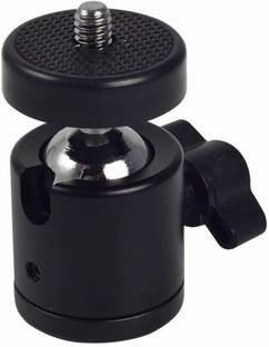 GINNI Mini Ball Head 1/4" Screw 360 Degree DSLR camera Tripod Ballhead Tripod Ball Head