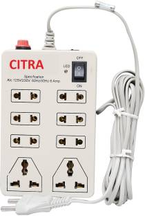 Citra Extension cord 8 sockets -(2 Meter Cord Length) 8  Socket Extension Boards