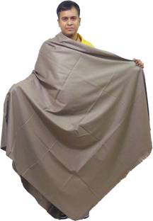 Vrinde Wool Solid Men Shawl