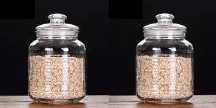 Kitchen Shine Glass Grocery Container  - 2000 ml