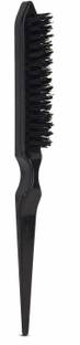 Views Professional Hair Teaser Brush, Back Combing Brush for Men and Women (Black)