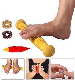 NP NAVEEN PLASTIC Acupressure Foot Roller With Acupressure Massage Products Fitness Accessory Kit Kit