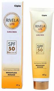 Cipla Sunscreen - SPF 50 PA++++ RIVELA LITE SUNSCREEN LOTION