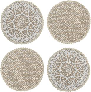 Saral Home Round Pack of 4 Table Placemat