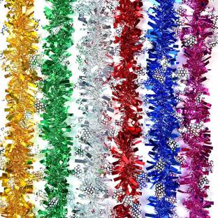 prisma collection Plastic Hanging Decorations Garlands Pack of 6