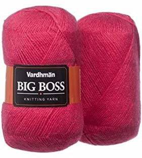 Vardhman Wool Bigboss Knitting Yarn (gajri , 400 g)
