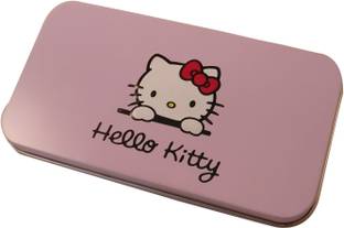 GLobalityCo Hello Kitty Makeup Brush Set 7Pc Makeup Mini Brush Kit - Eye/Lips/Face Makeup Brush With a Storage Box