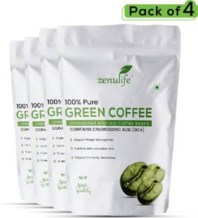 zenulife Green Coffee Beans for Weight Loss Natural & Pure Instant Coffee Coffee Beans