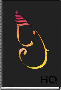 NAVNEET HQ My Notes (A5 Size) - Ganesha Series A5 Notebook Single Ruled 192 Pages