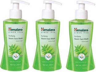 HIMALAYA Purifying Neem  (200ml x 3) - 600ml Face Wash