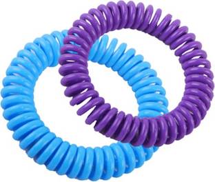 LeevMe Eva Mosquito Repellent Bracelets for 20 Days Use _ Waterproof, Resealable , DEET Free and 100% Natural Mosquito Repellent Wrist Bands_ Pack of 2 Bands
