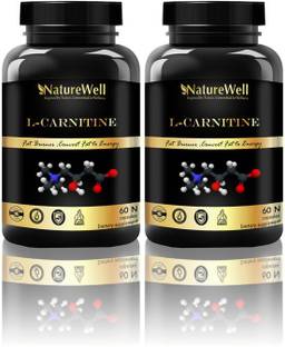 Naturewell L Carnitine L Tartrate - Fat Burner, Promote Lean Body, (Pack Of 2)