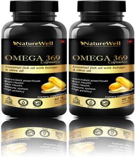 Naturewell Premium Fish Oil (Triple Strength) With 1000Mg Omega 369 (Gold)(120 capsules)