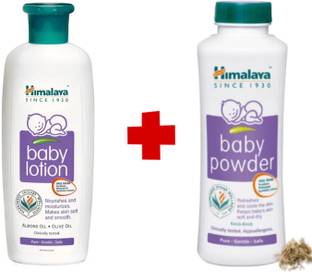 HIMALAYA Baby lotion ( 200ML ) + Baby Powder ( 200GM ) 2 item in the set
