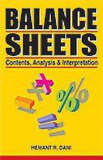 Balance Sheets Vision Books Edition