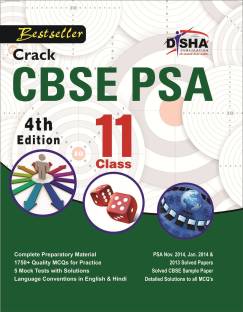 Crack Cbse-PSA 2015 Class 11 (Study Material + Fully Solved Exercises + 5 Model Papers)