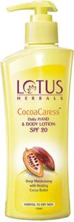 LOTUS HERBALS Cocoa Caress Daily Hand & Body Lotion 250ML