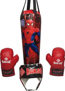 Rakso Spider man boxing kid set filled set Standing Bag