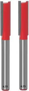 ALPHABET 6.35 MM SHANK TS-11 ( CUT SIZE 8 X 20 MM) STRAIGHT ROUTER BIT Rotary Bit Set