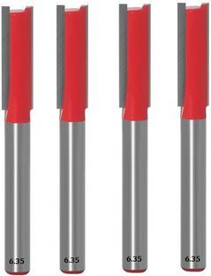 ALPHABET 6.35 MM SHANK TS-11 ( CUT SIZE 8 X 20 MM) STRAIGHT ROUTER BIT Rotary Bit Set