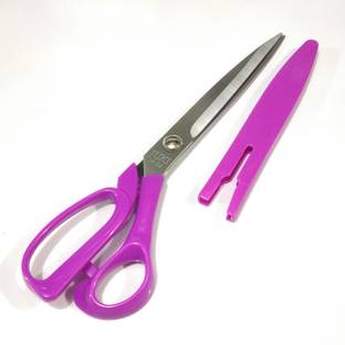 Juki Stainless Steel Multipurpose Scissors with Blade Cover for Tailoring/Paper Cutting/Hair Cutting Scissors