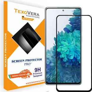 TexoVera Edge To Edge Tempered Glass for Samsung Galaxy A51, Samsung Galaxy M31s, Samsung Galaxy S20 FE 4G, Samsung Galaxy S20 FE 5G