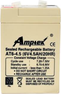 AMPTEK 6v 4.5amp Flooded Solar Battery