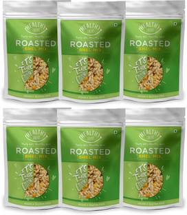 Healthy Treat Roasted Bhel Mix Combo 600 gm (Pack of 6 100 gm Each)