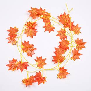Litleo Set of 4 Garden ,Haar Mala for Idol,Garlands for Decoration, Orange Hibiscus Artificial Flower