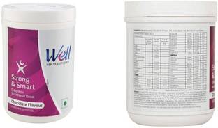 Well Strong & Smart Nutraceutical Children's Nutritional Powder (Chocolate Flavour, Pack of 1) Chocolate Flavored Powder