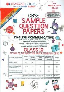 Oswaal CBSE Sample Question Paper Class 10 English Communicative