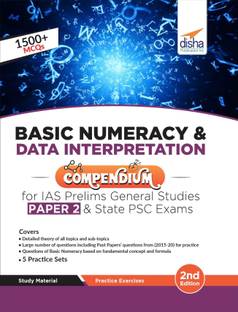 Basic Numeracy & Data Interpretation Compendium for IAS Prelims General Studies Paper 2 & State PSC Exams 2nd Edition