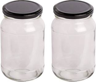 Valuebazaar Glass Grocery Container  - 1000 ml
