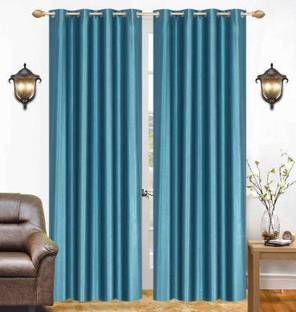 Parda Sansar 253 cm (8 ft) Polyester Door Curtain (Pack Of 2)
