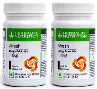 HERBALIFE Afresh Energy Drink - Elaichi Flavor Combo Pack 2 Energy Drink