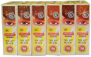 khojati SURMA no 13 black pack of 06 (men & women)