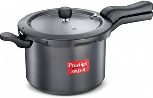 Prestige Svachh Hard Anodised with Anti Bulge Induction Base 5 L Outer Lid Induction Bottom Pressure Cooker