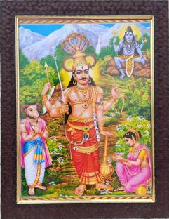 SAI BALAJI ACRALICS Veerabhadra swamy photo frame Religious Frame