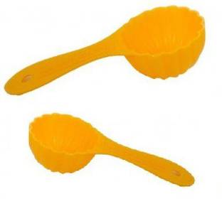 Ghelonadi Modak Making Spoon Prasad Vitran Spoon Kitchen Tools Mould Press for Modak Ladva Maker Plastic Serving Spoon Set