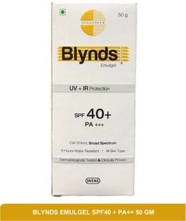 Blynds Sunscreen - SPF 50 PA+++ EMULGEL SPF40 + PA++ - best sunscreen 50g