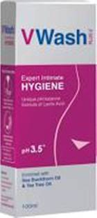 vwash Plus Women's Expert Intimate Hygiene Wash with Unique pH Formula, 100ml Intimate Wash