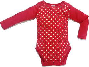 Kiddyboo Baby Boys & Baby Girls Red Bodysuit