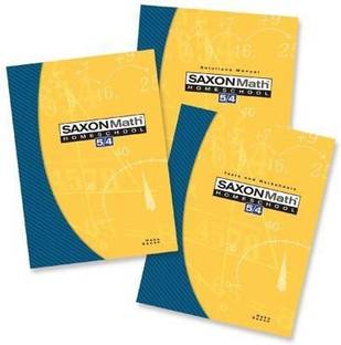 Saxon Math 5/4 Homeschool: Complete Kit 3rd Edition